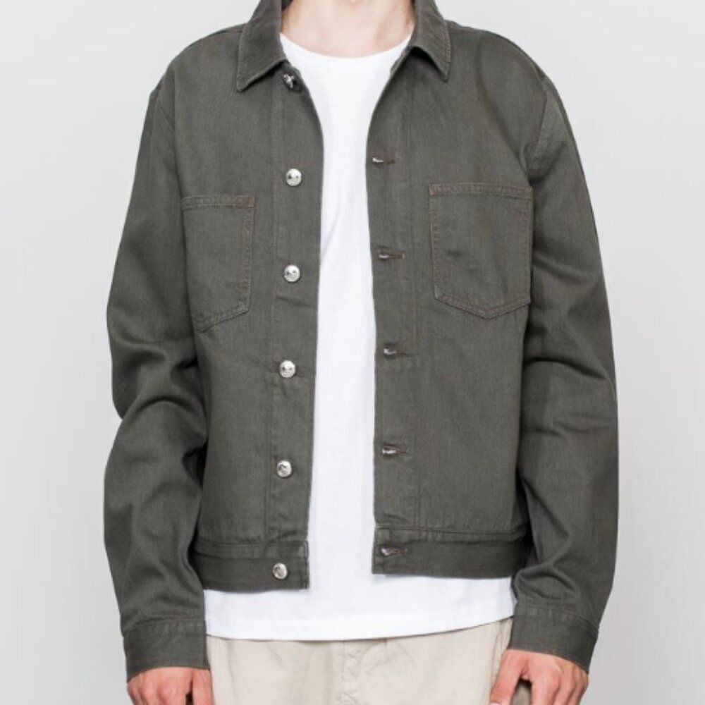 APC Khaki Denim Jacket - Picture 2 of 8